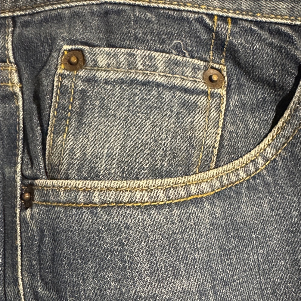 Stetson 1520 Men's Faded Blue Straight Leg Jeans-Size:  42x36 - Picture 9 of 10